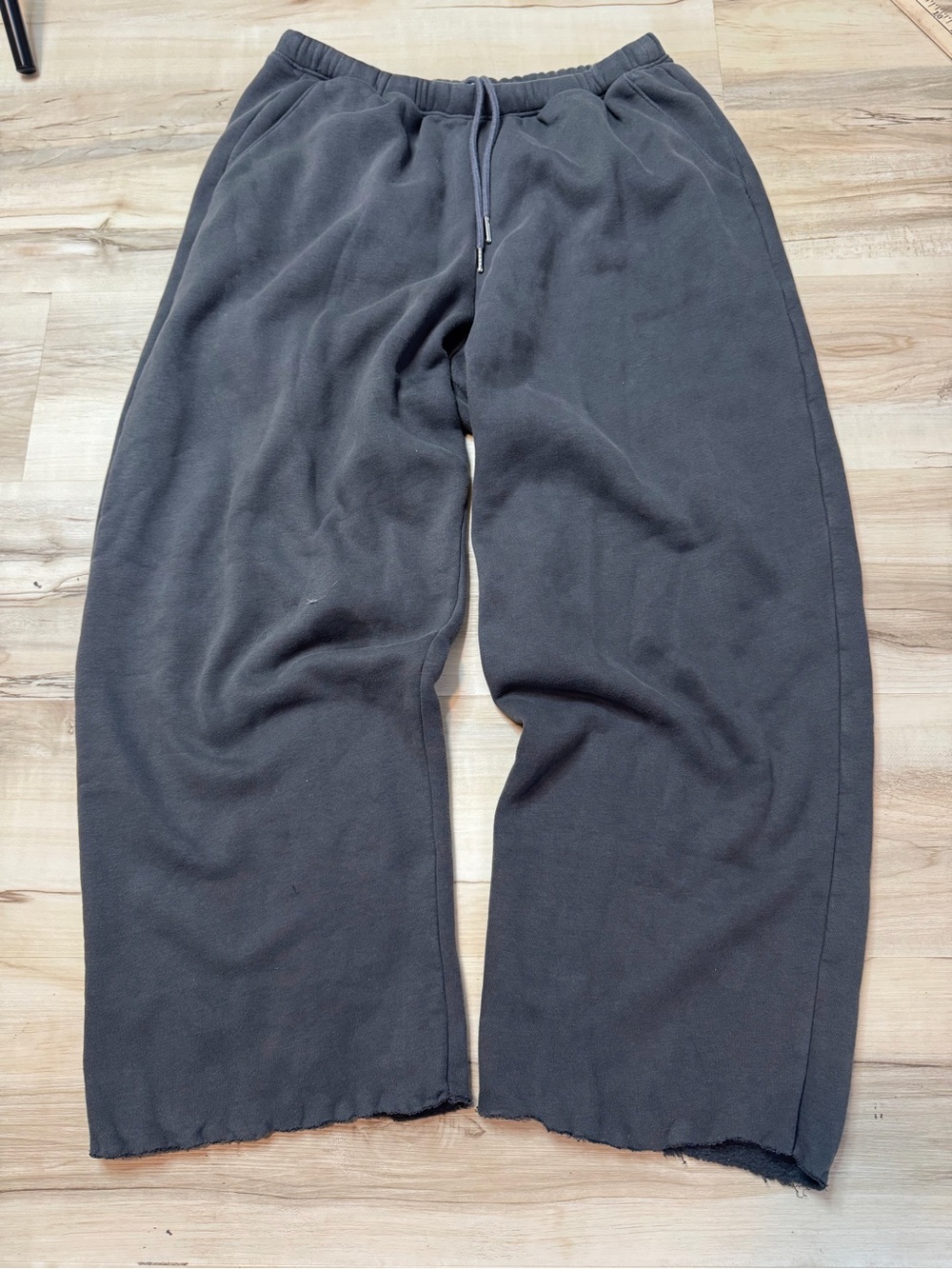 Abercrombie & Fitch Charcoal Gray Drawstring Sweatpants